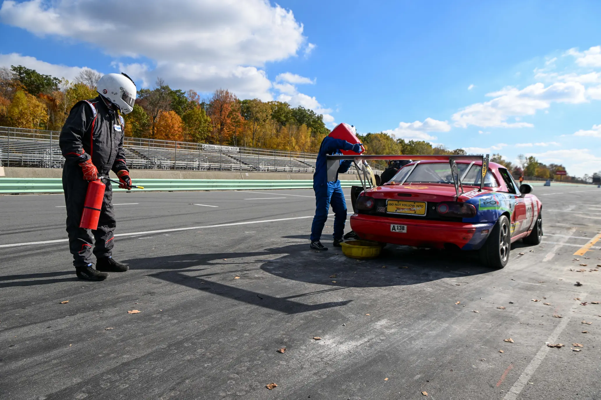 Checker flag stories at a ChampCar race weekend