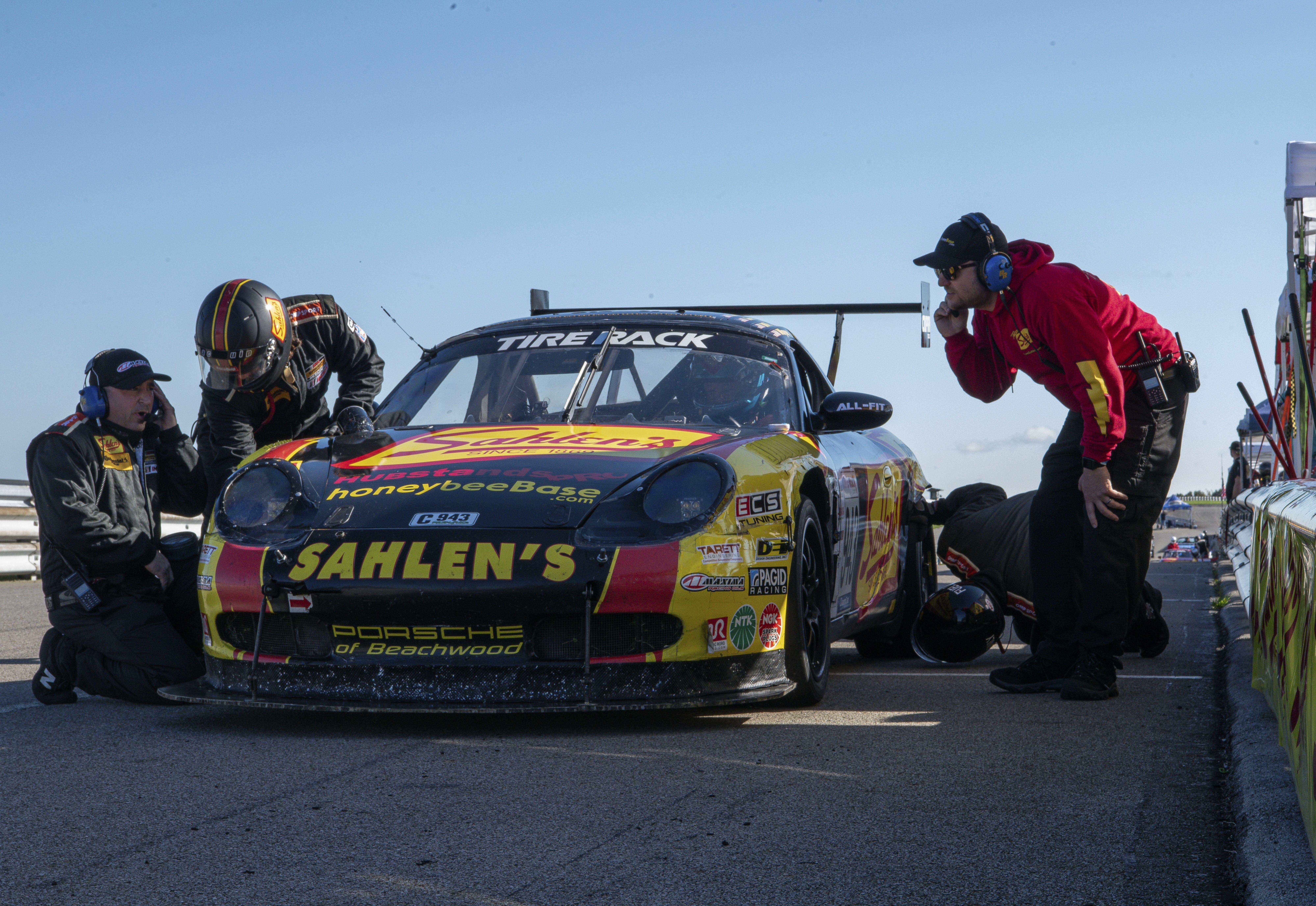 image of tire rack sponsored porsche