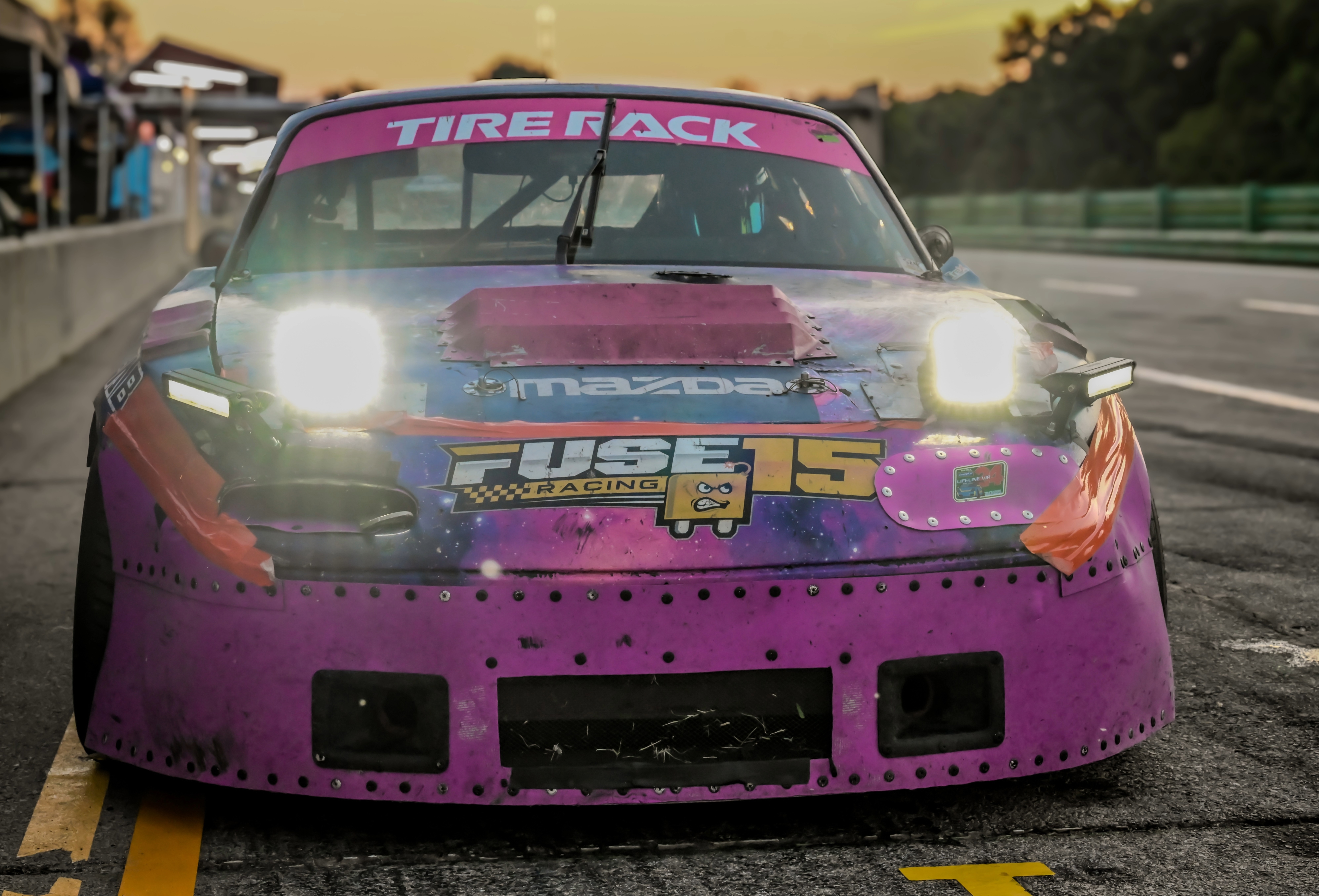 image of tire rack sponsored porsche