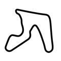 Hallett Motor Racing Circuit outline