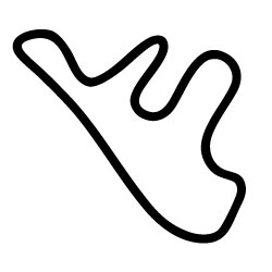 Thompson Speedway Motorsports Park outline
