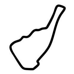 Michelin Raceway Road Atlanta outline