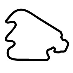 Pocono Raceway outline