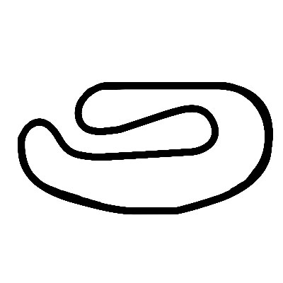 Rockingham Speedway outline